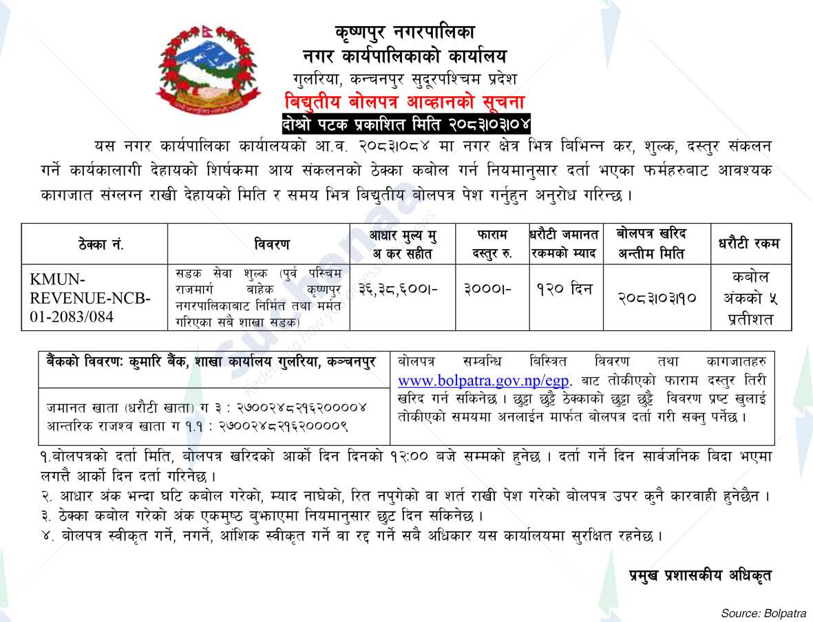 Krishnapur Municipality