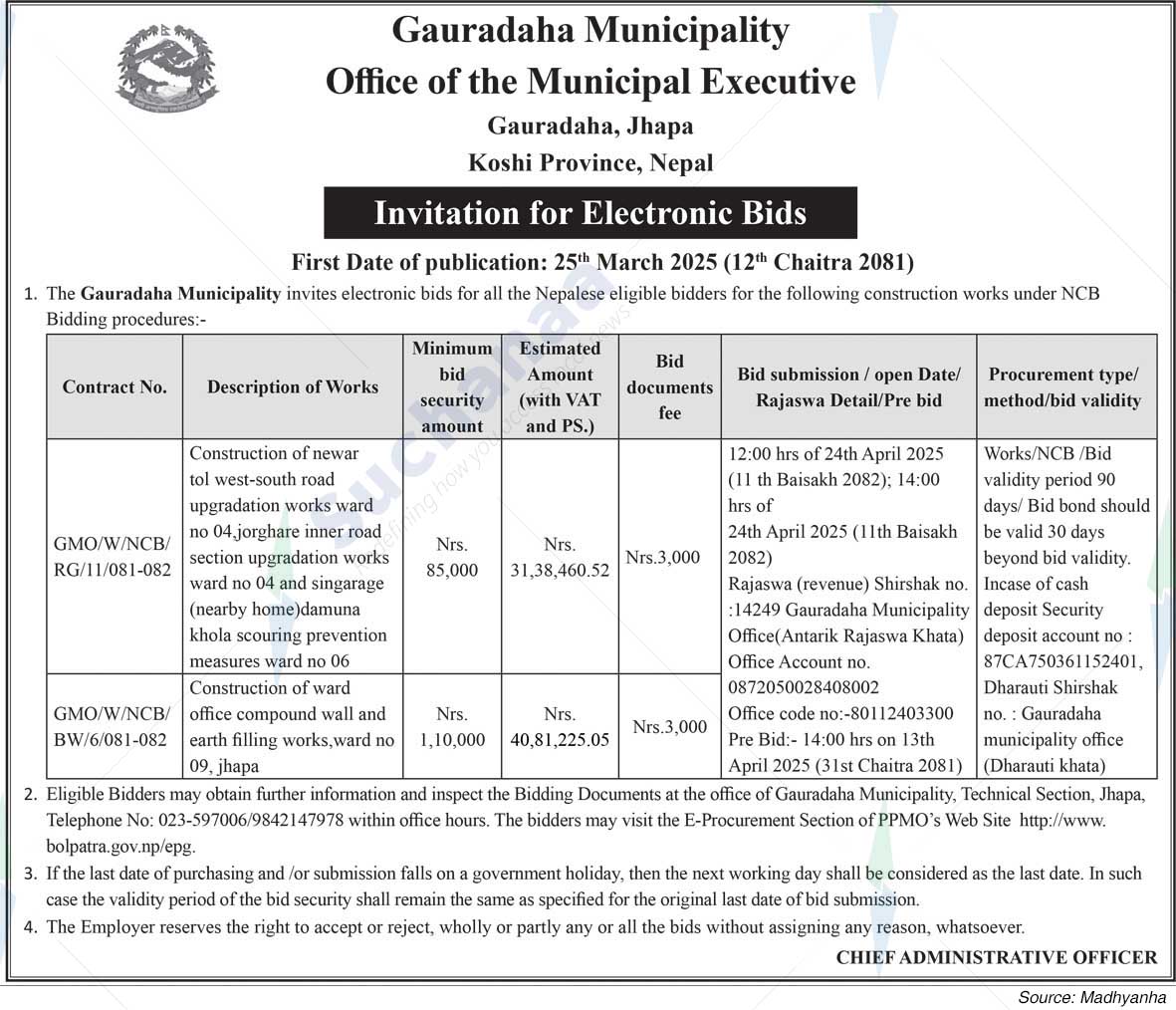 Gauradaha Municipality