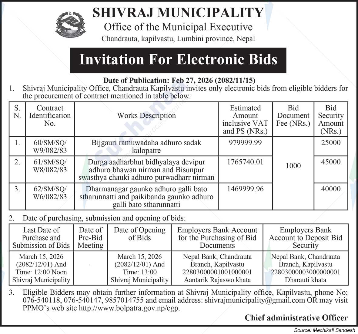 Shivraj Municipality