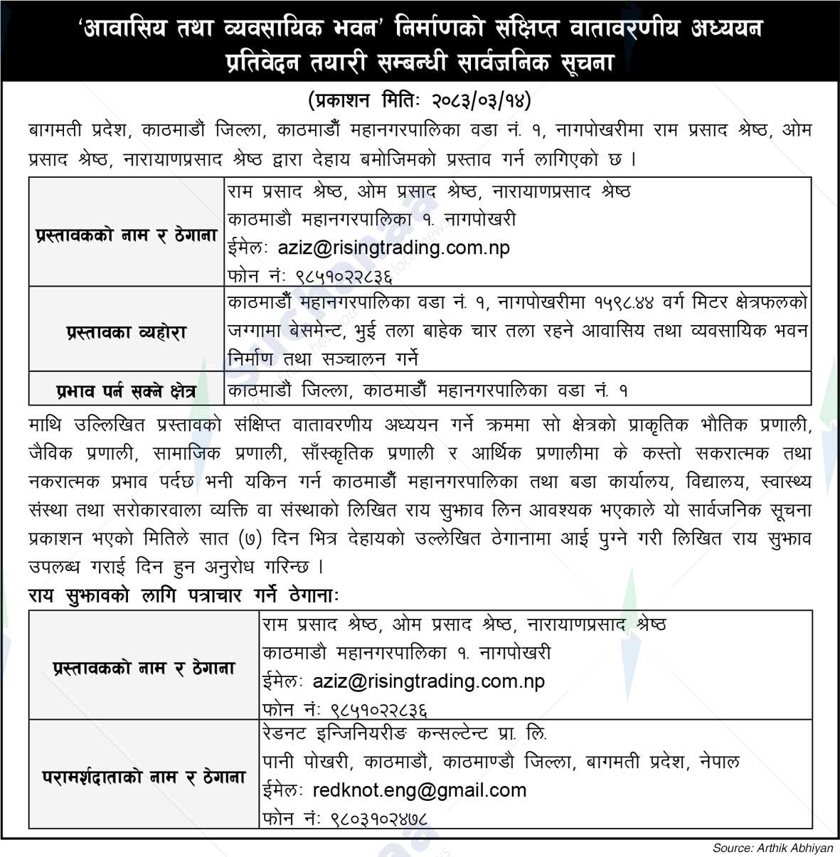 Ramprasad Shrestha and Others