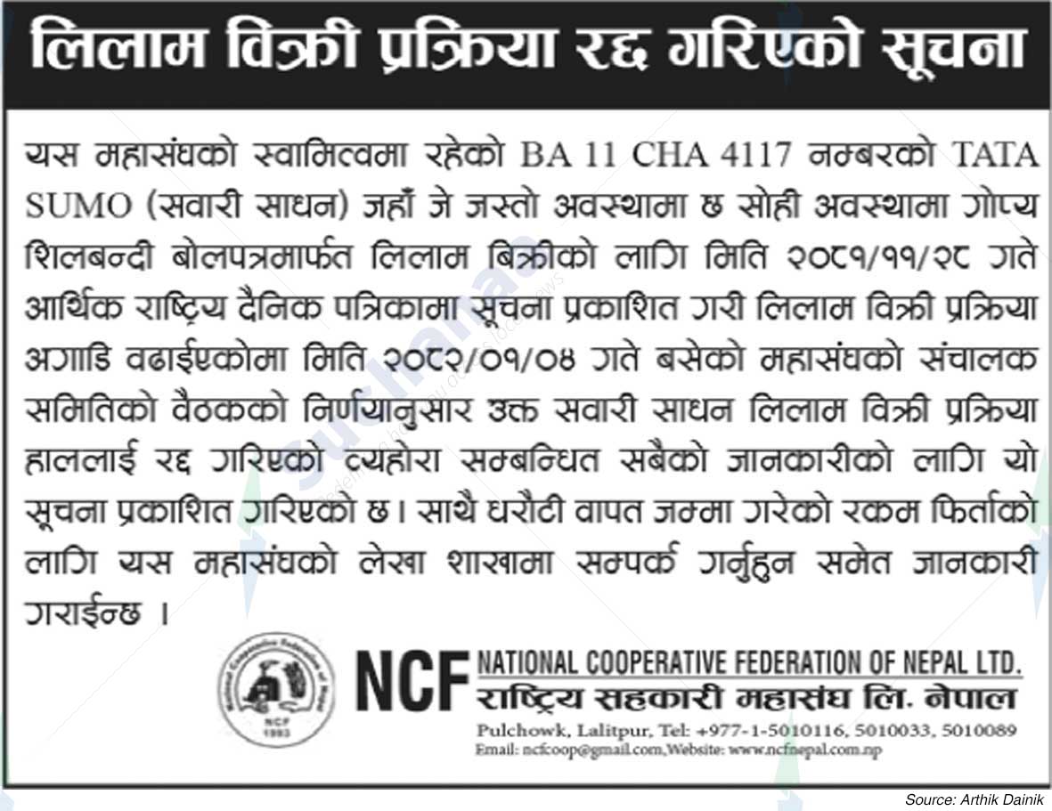 National Cooperative Federation of Nepal Ltd.