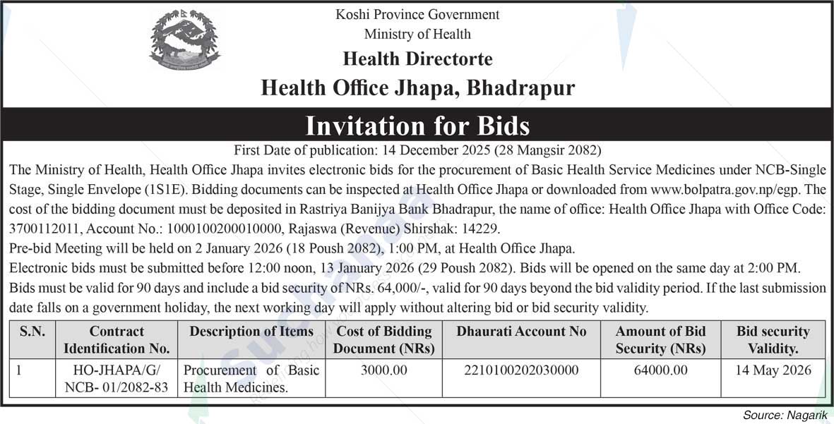 Health Office Jhapa, Bhadrapur