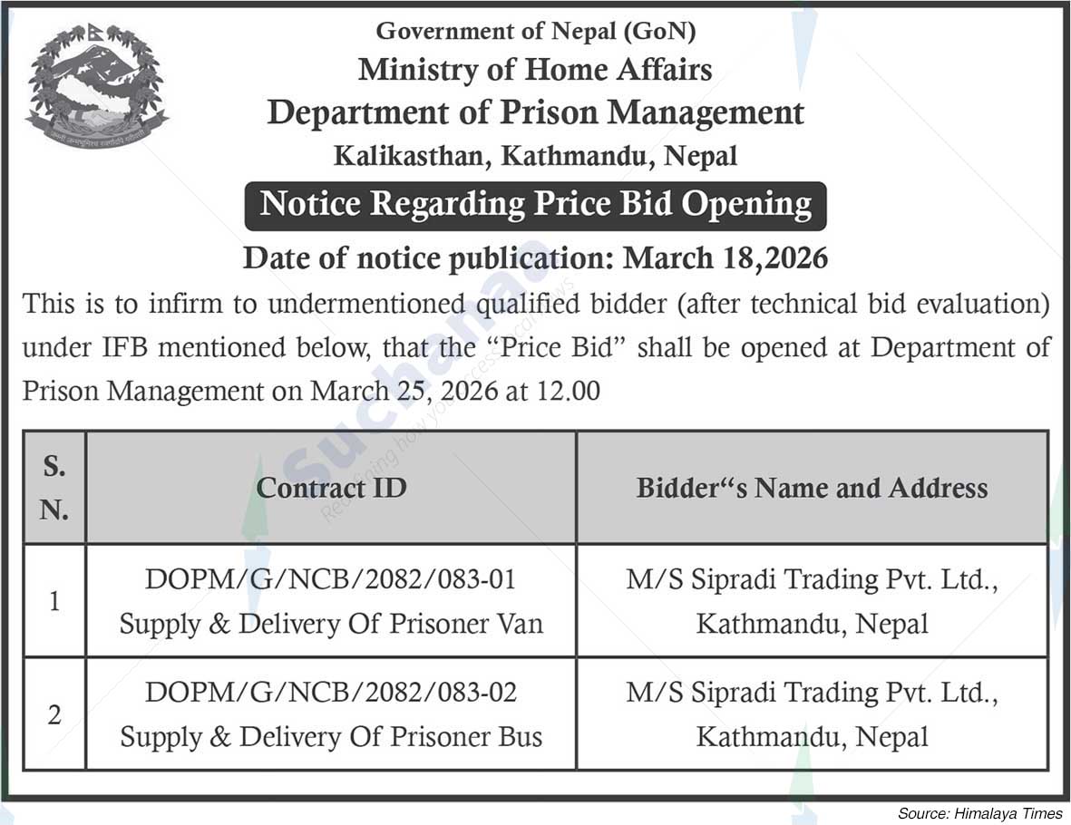 Department of Prison Management