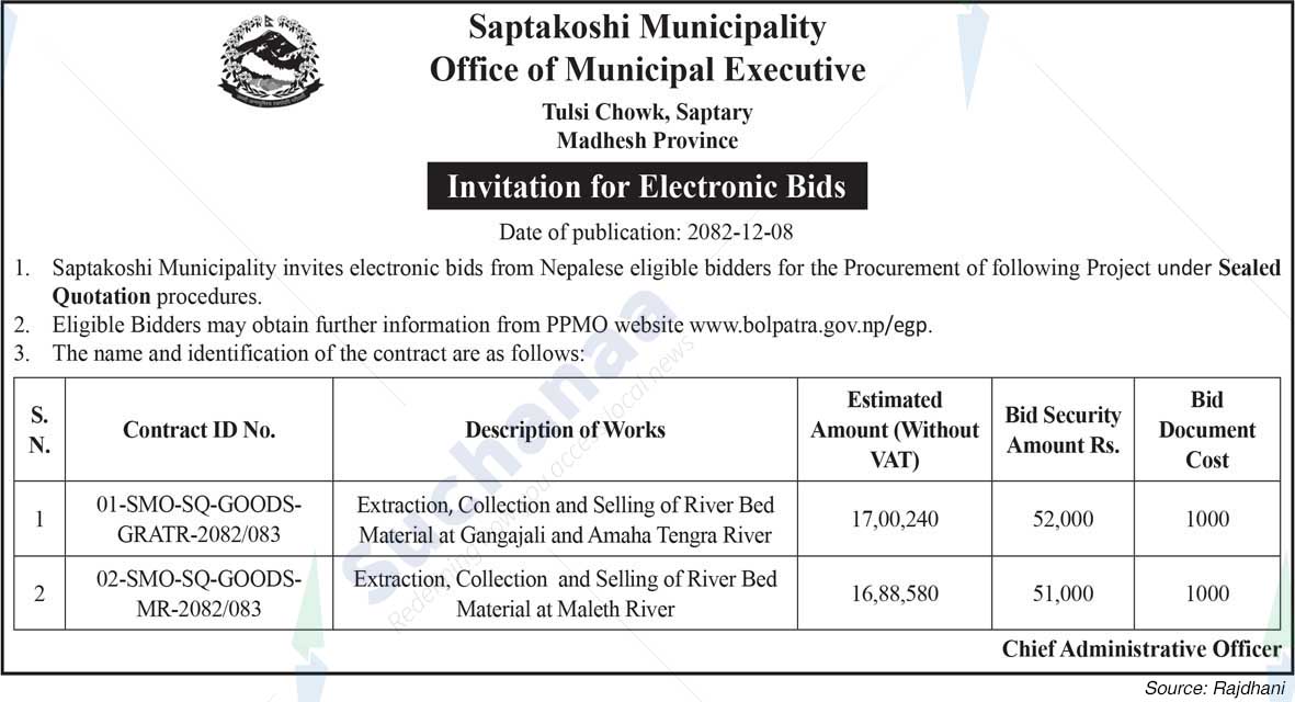 Saptakoshi Municipality