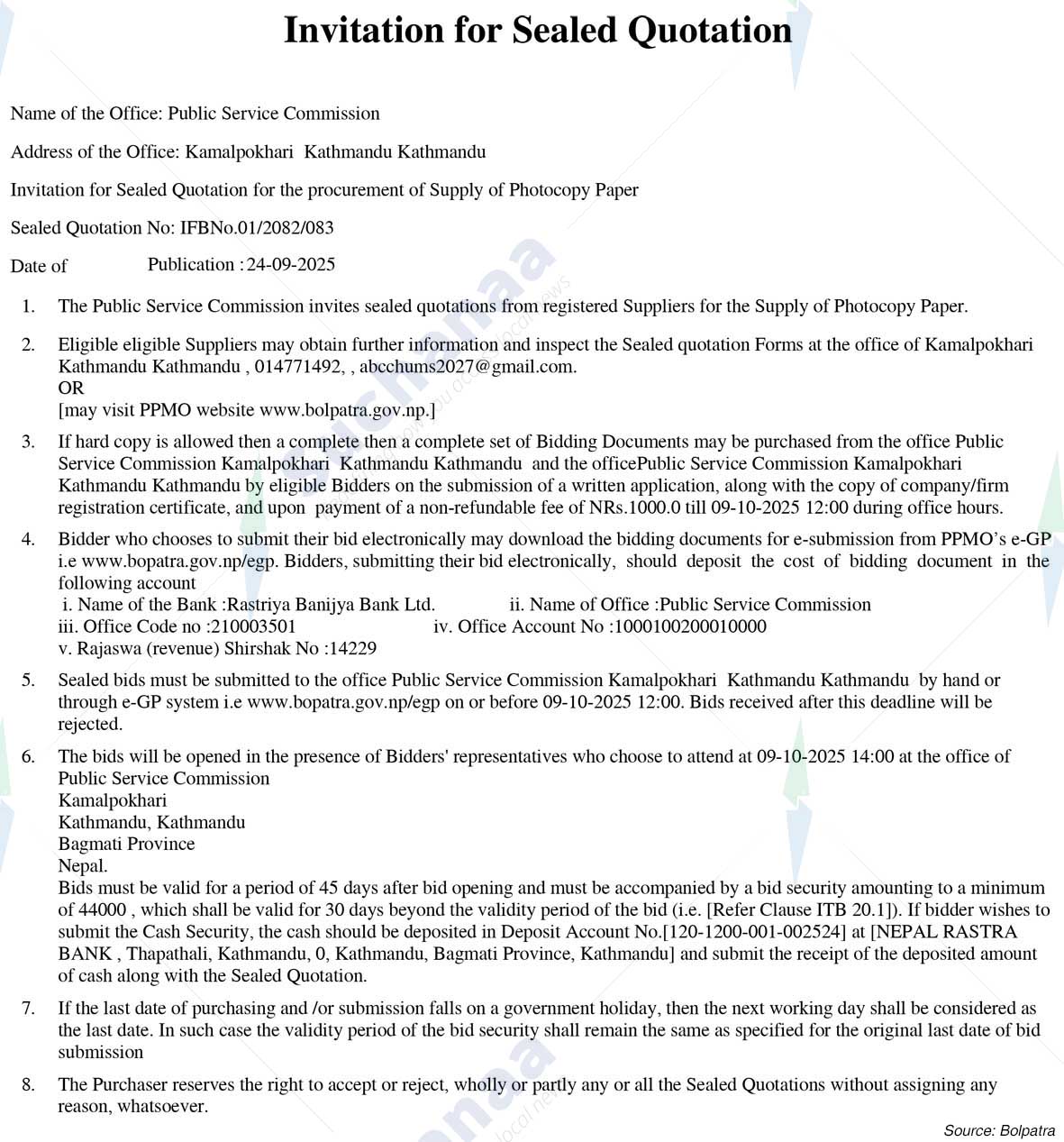 Public Service Commission