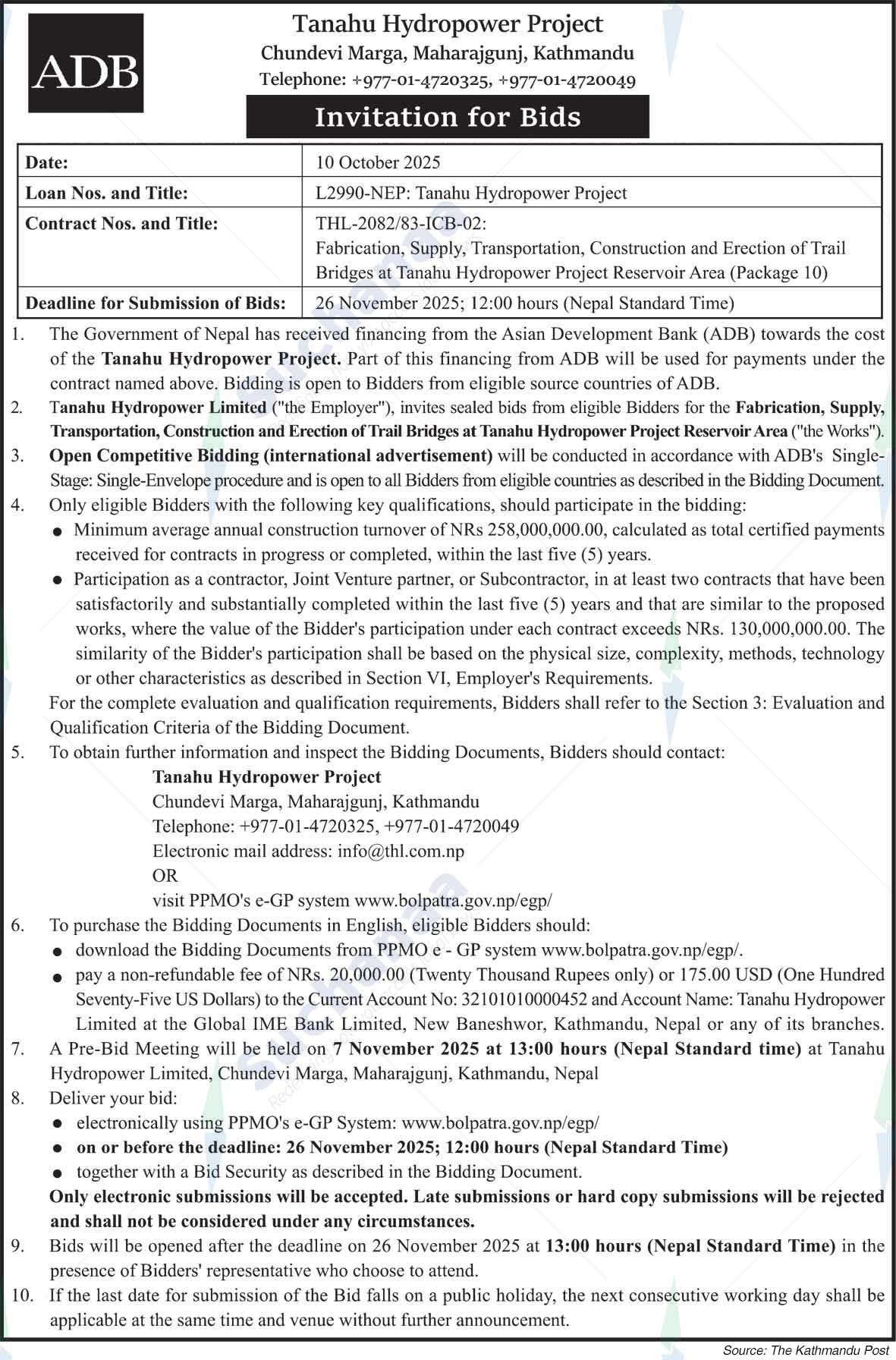 Tanahu Hydropower Project