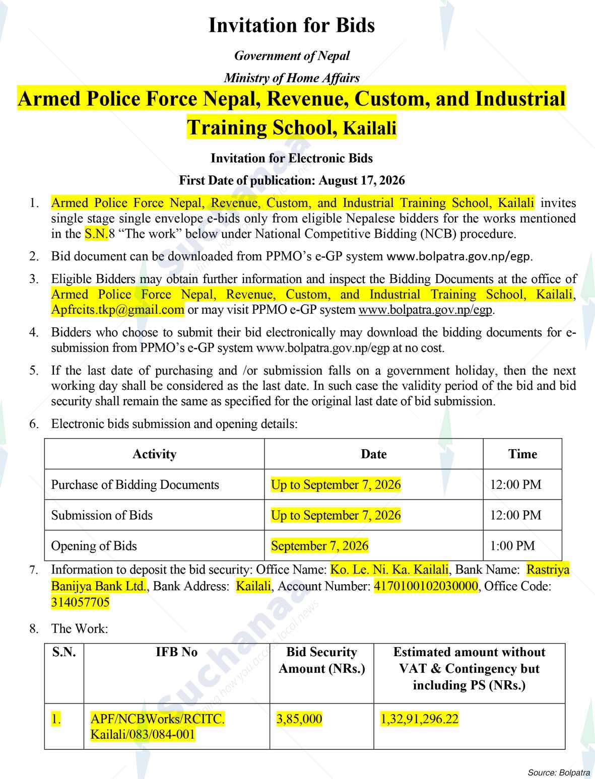 Armed Police Force, Nepal Company HQ, Sankhuwasabha, No. 4 Company