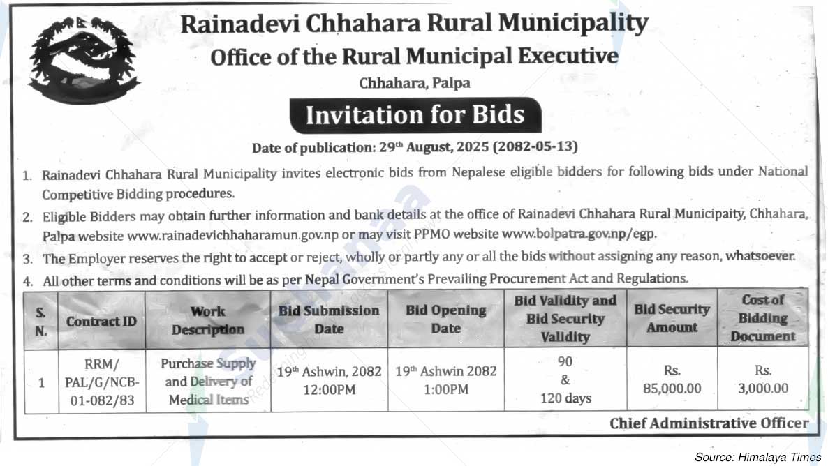 Rainadevi Chhahara Rural Municipality