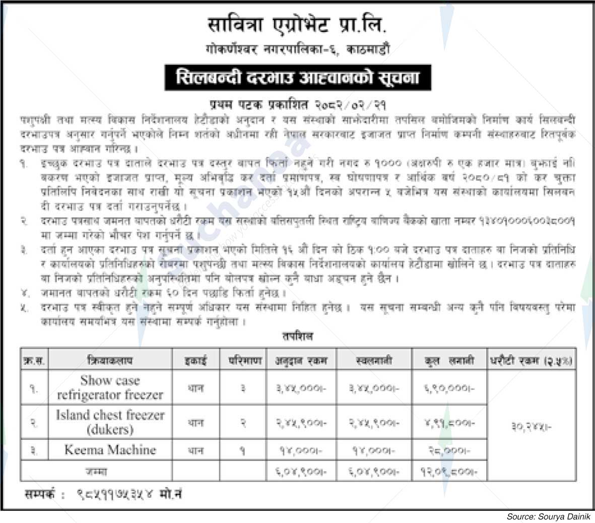 Savitra Agrovet Pvt. Ltd.