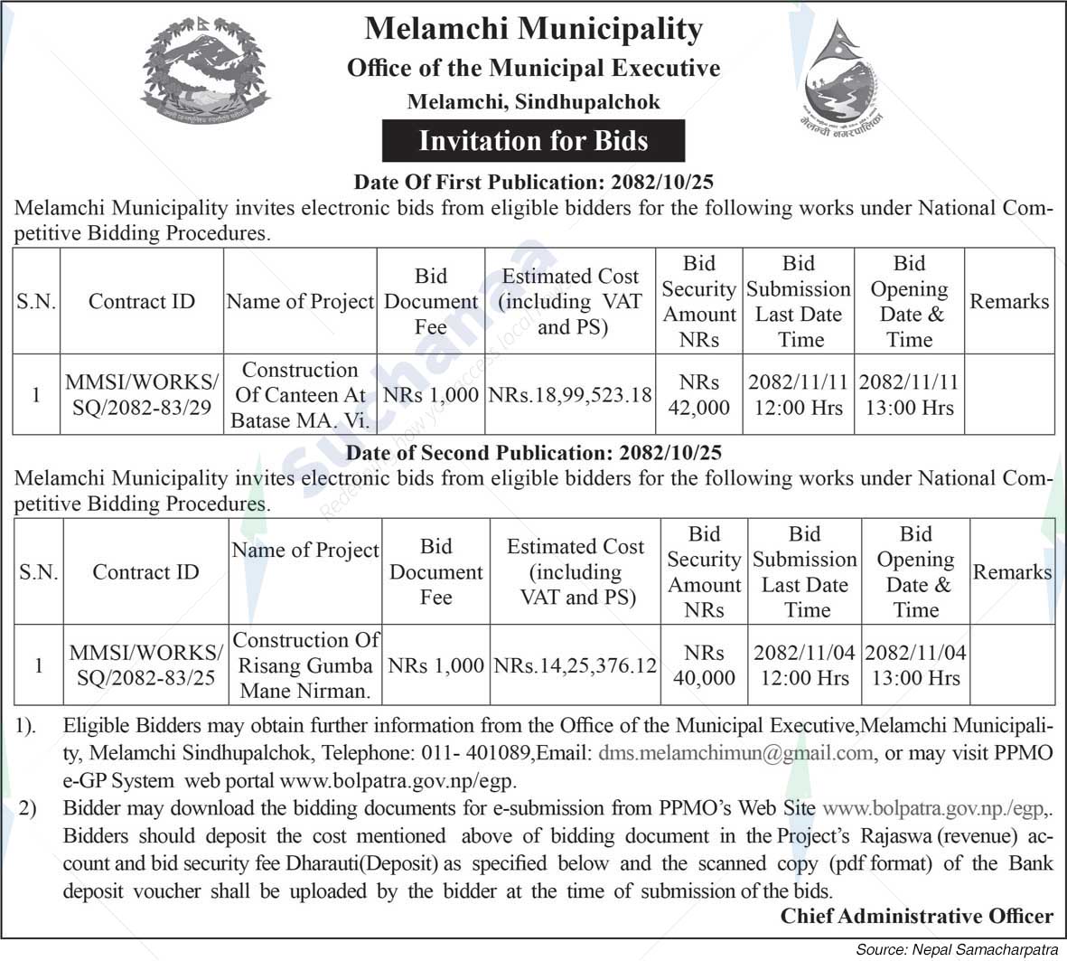Melamchi Municipality