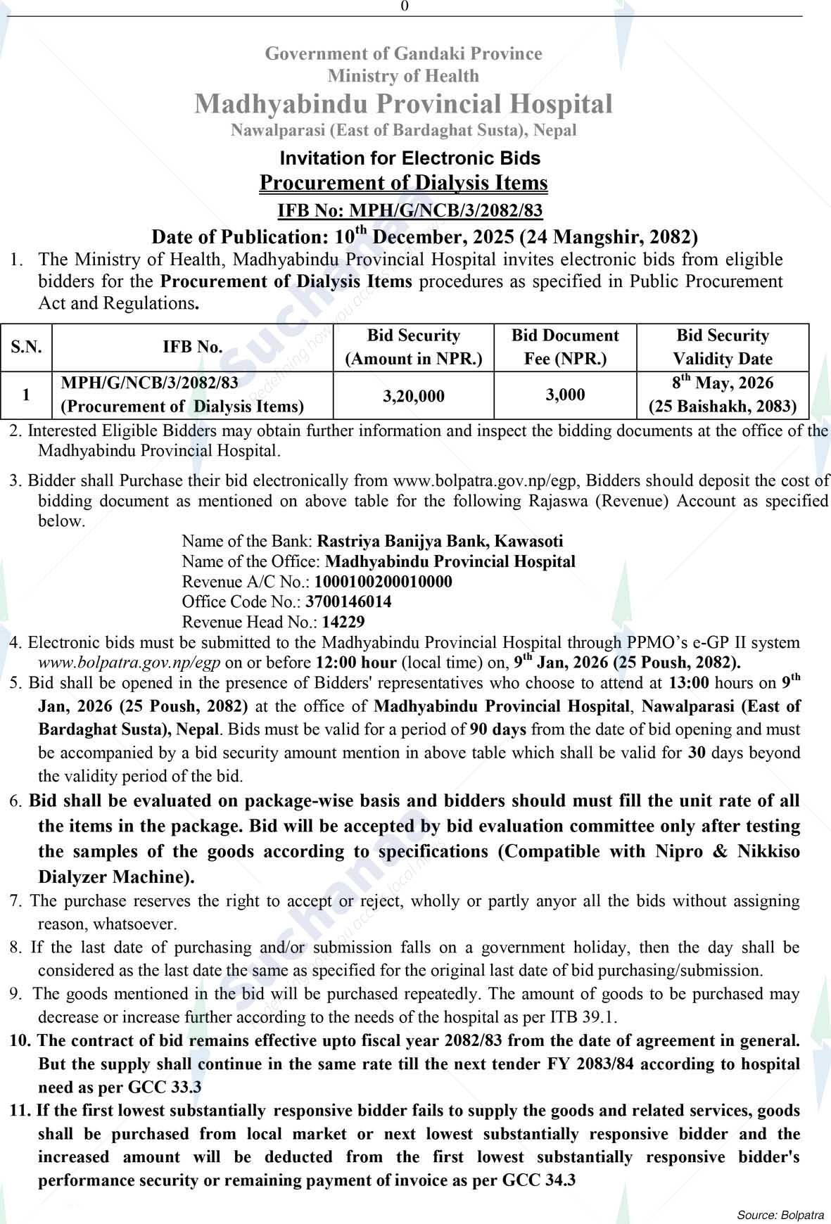 Madhyabindu Provincial Hospital