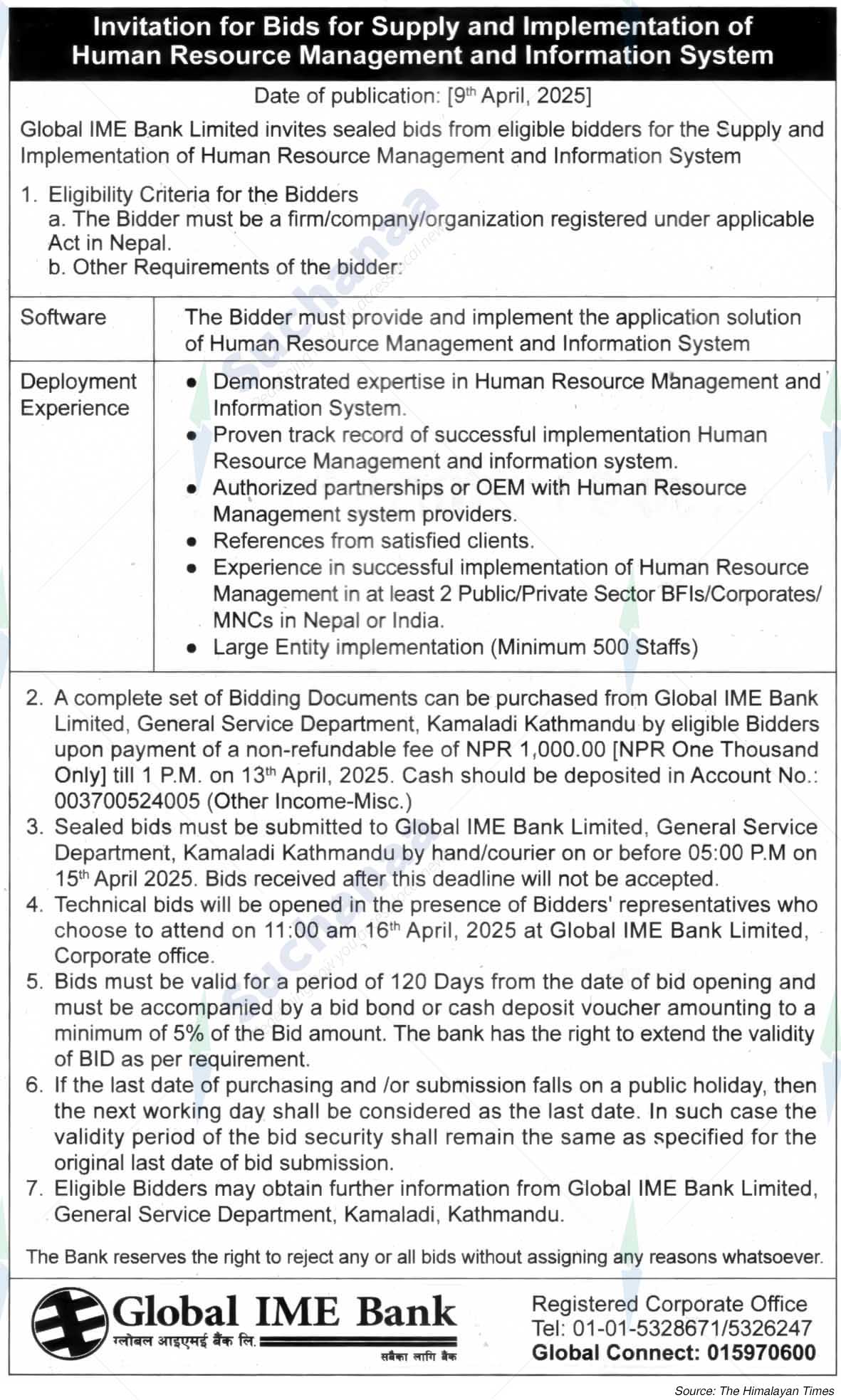 Global IME Bank Limited
