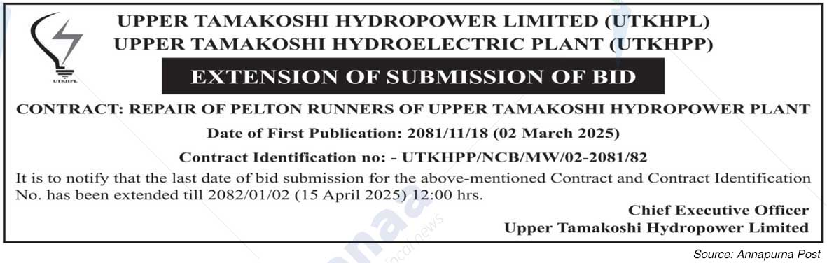Upper Tamakoshi Hydropower Limited