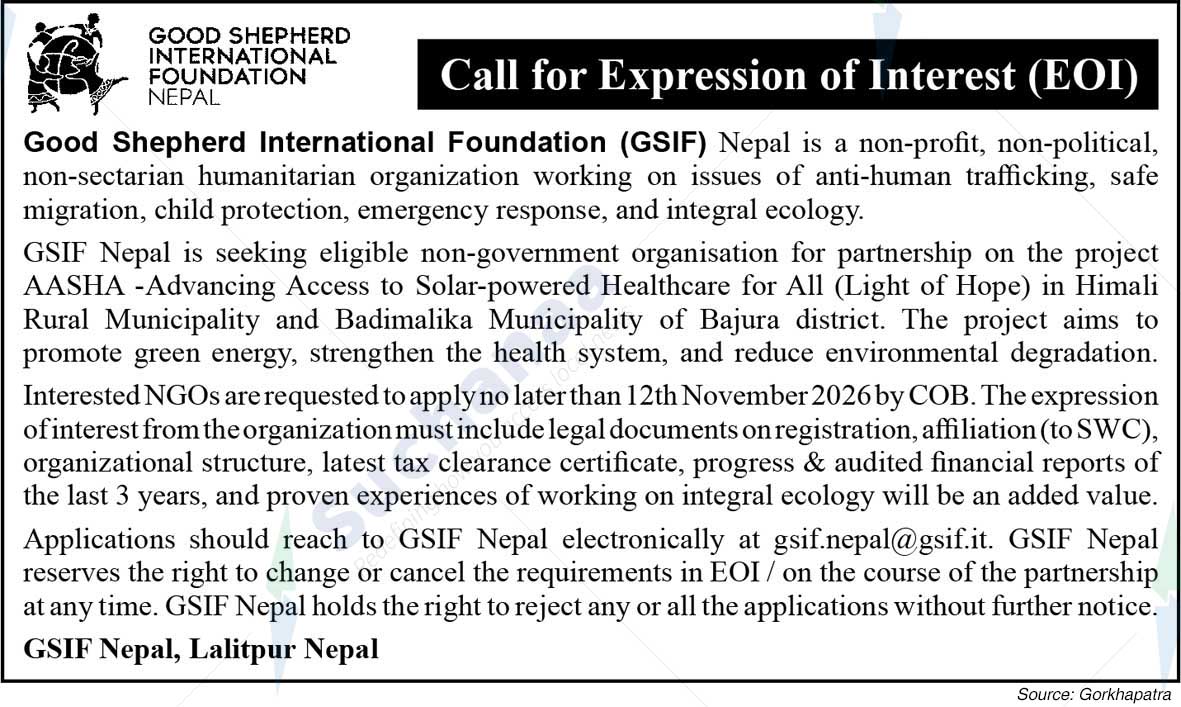 Good Shepherd International Foundation (GSIF)