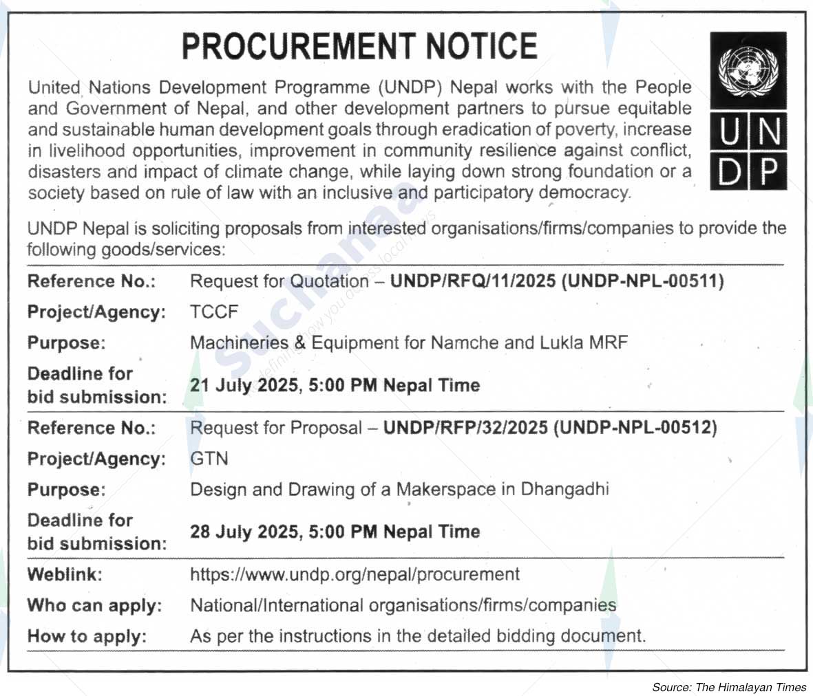 United Nations Development Programme (UNDP)