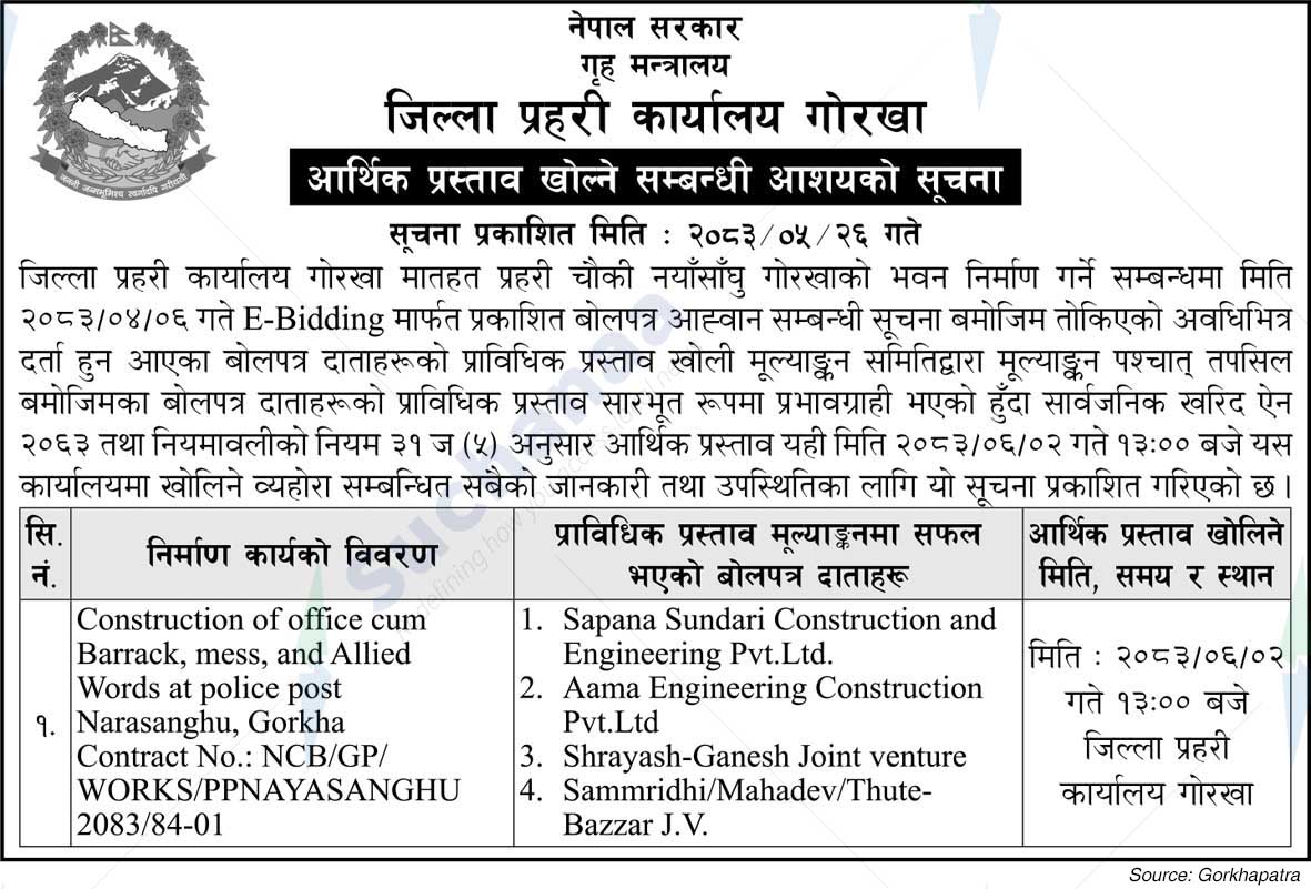 District Police Office, Gorkha