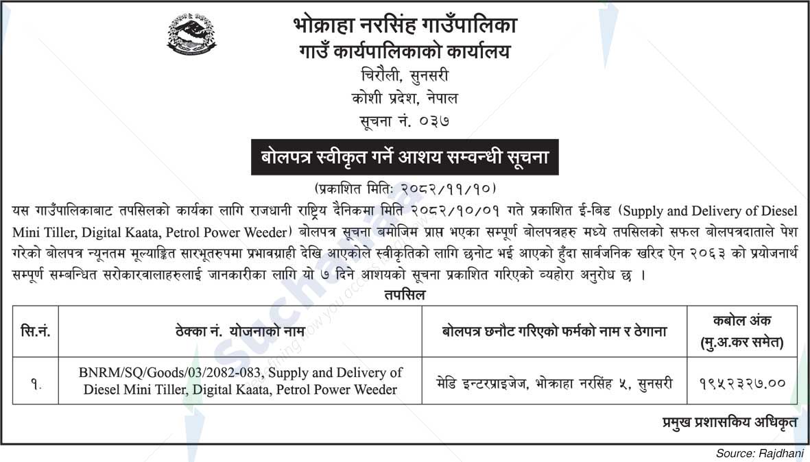 Bhokraha Narsingh Rural Municipality