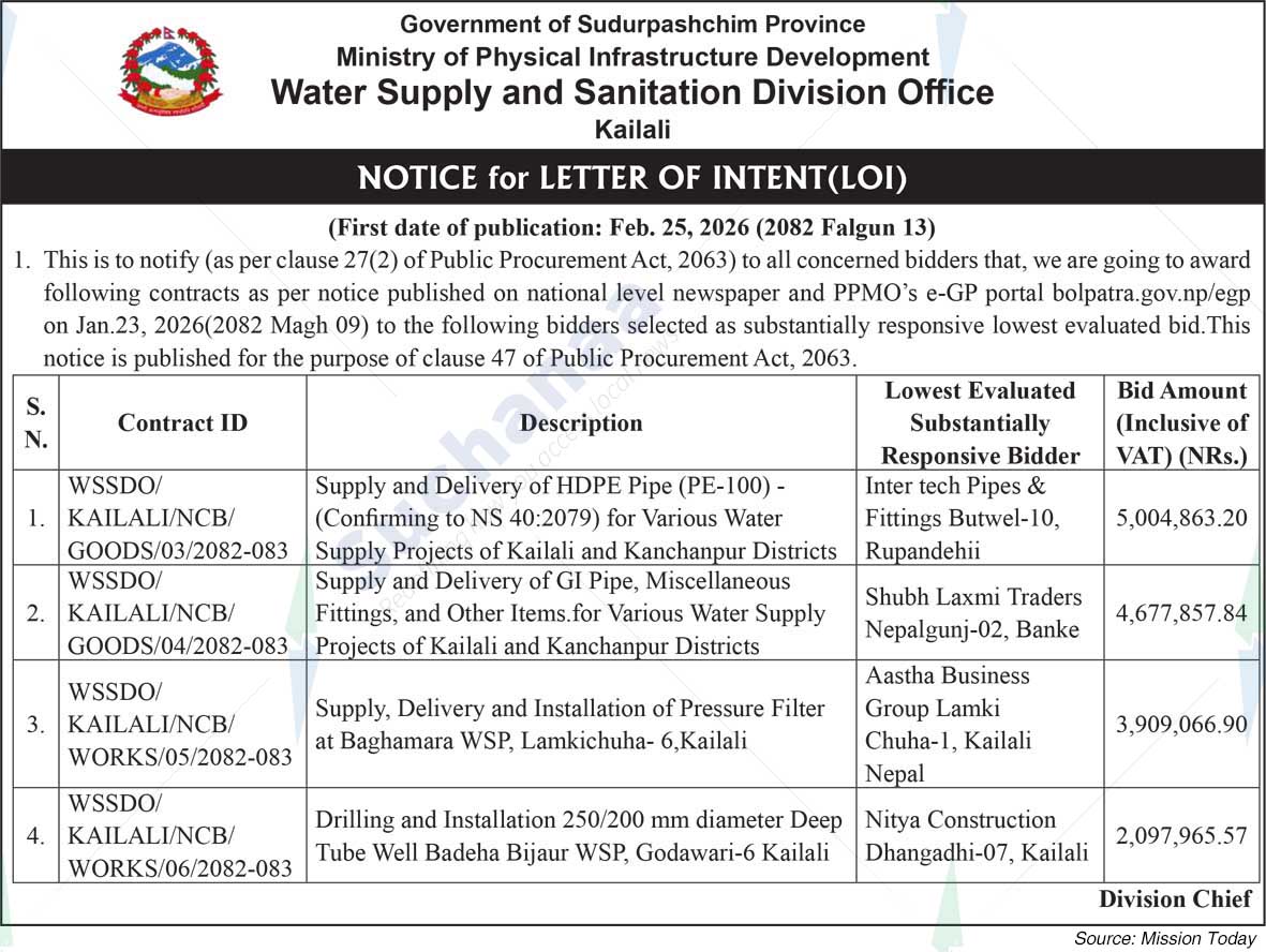 Water Supply and Sanitation Division Office, Kailali