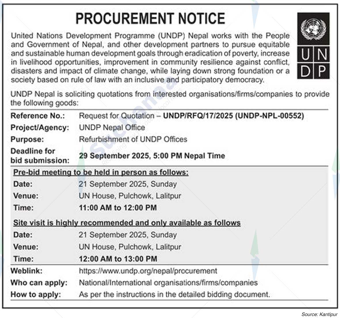 United Nations Development Programme (UNDP)