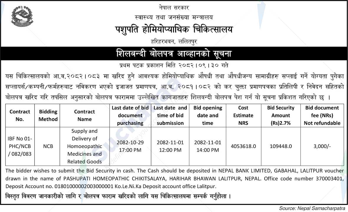 Pashupati Homeopathic Hospital, Lalitpur