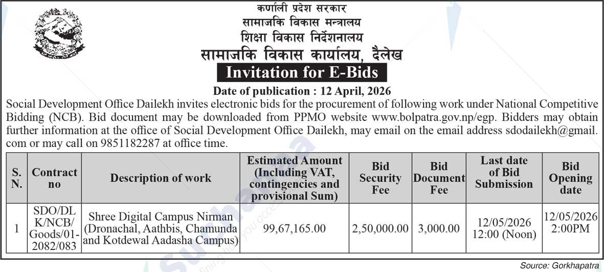 Social Development Office, Dailekh