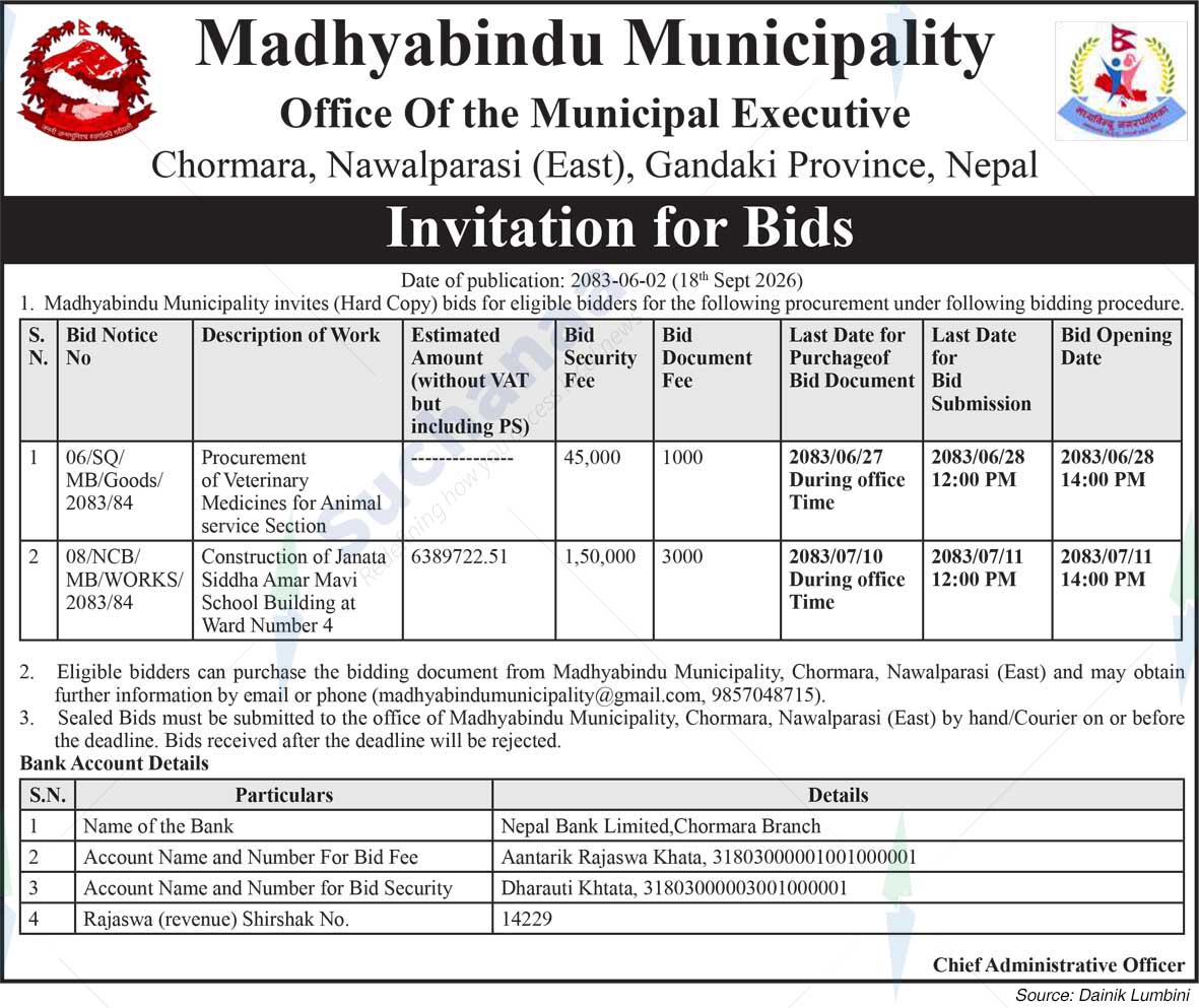 Madhyabindu Municipality