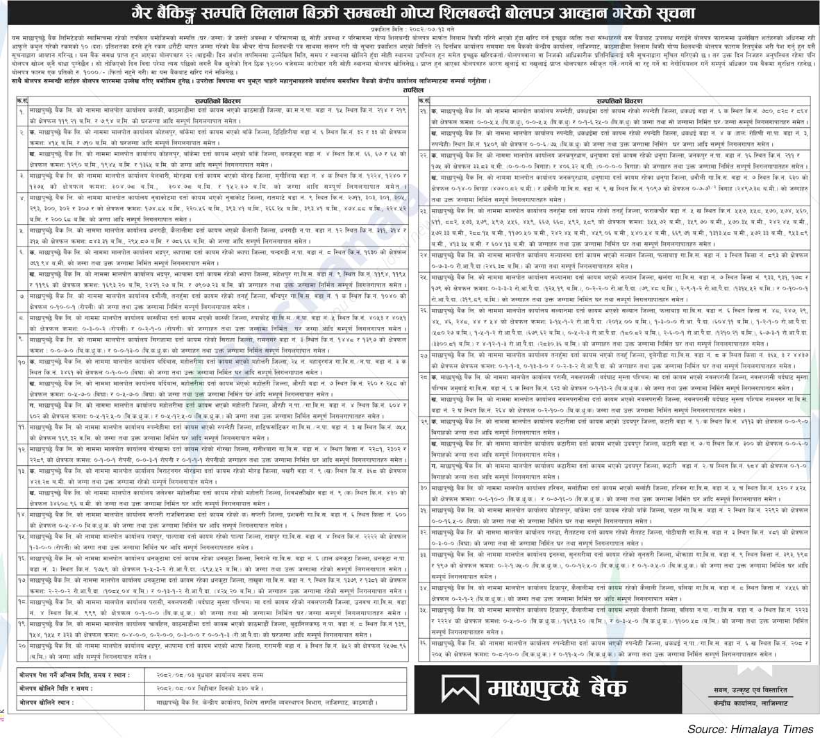 Machhapuchchhre Bank Limited