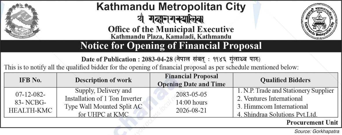 Kathmandu Metropolitan City