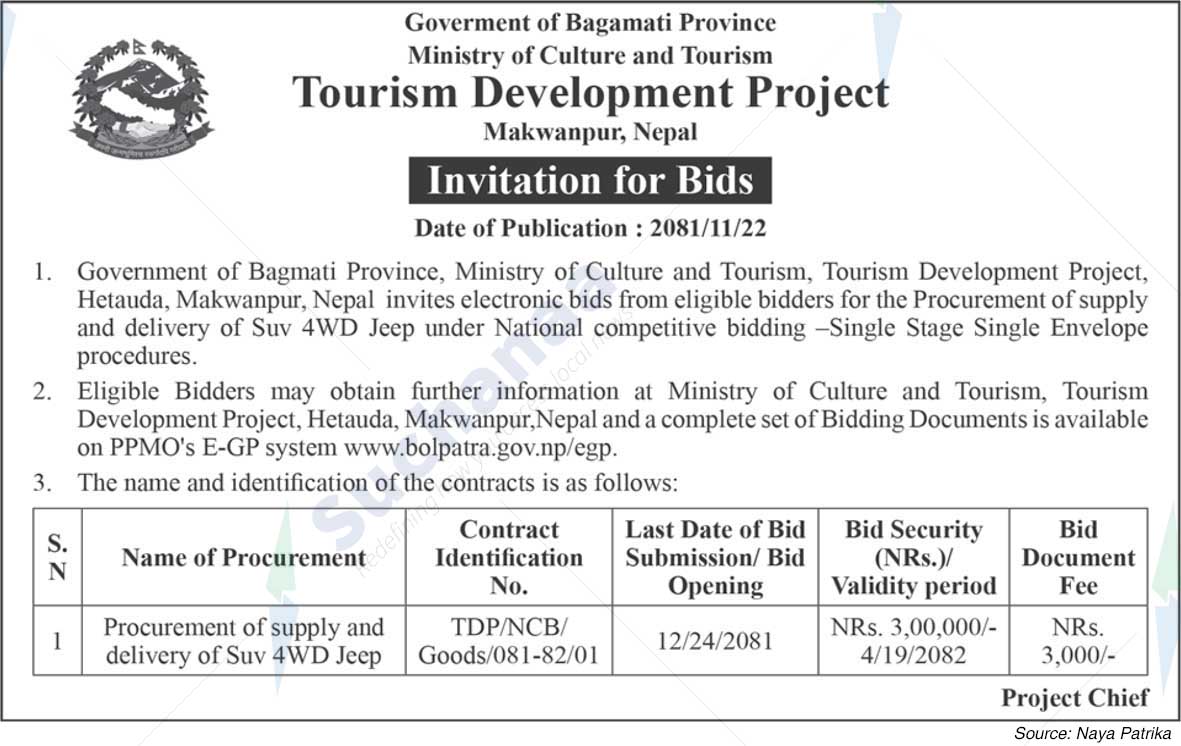 Tourism Development Project