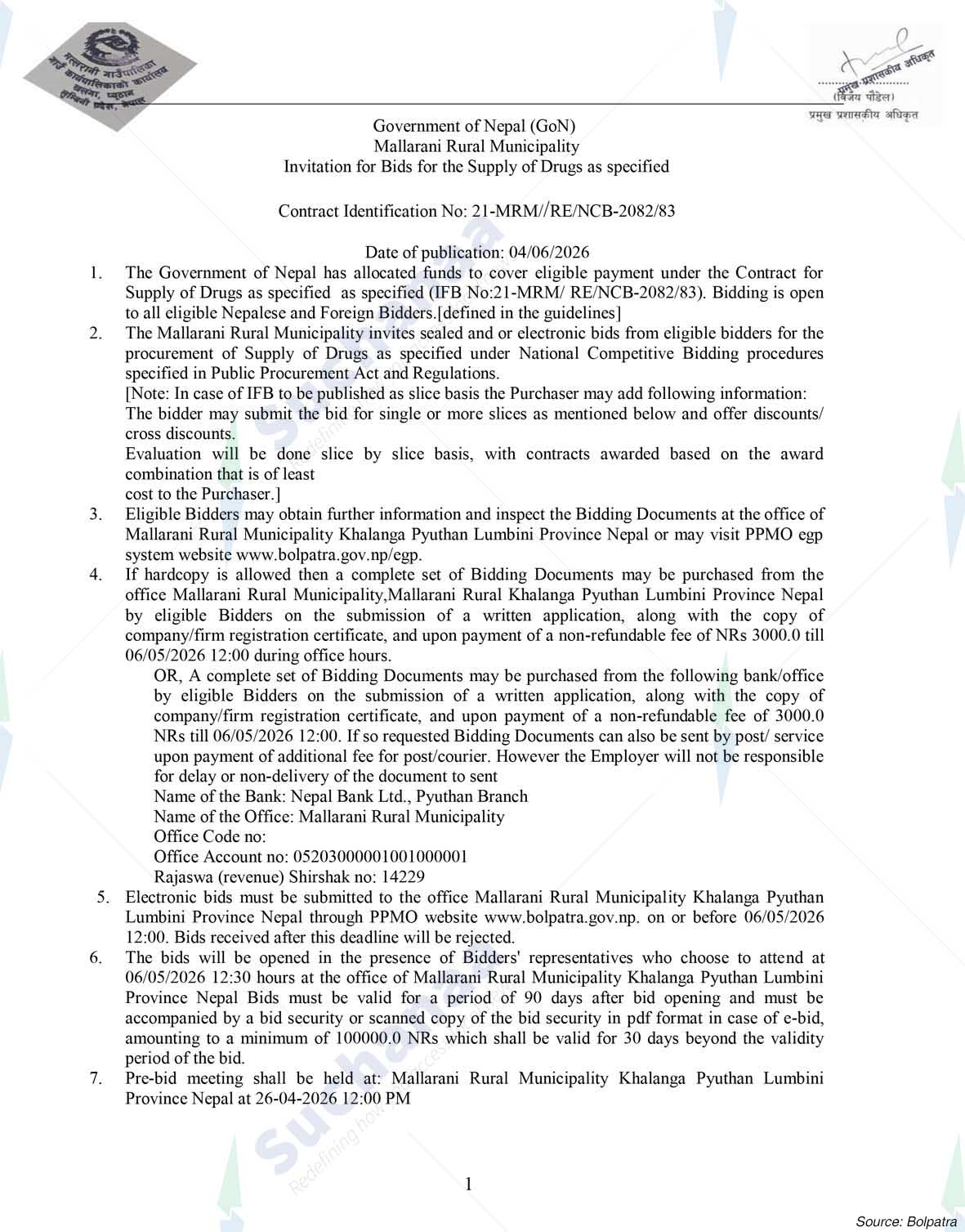 Mallarani Rural Municipality