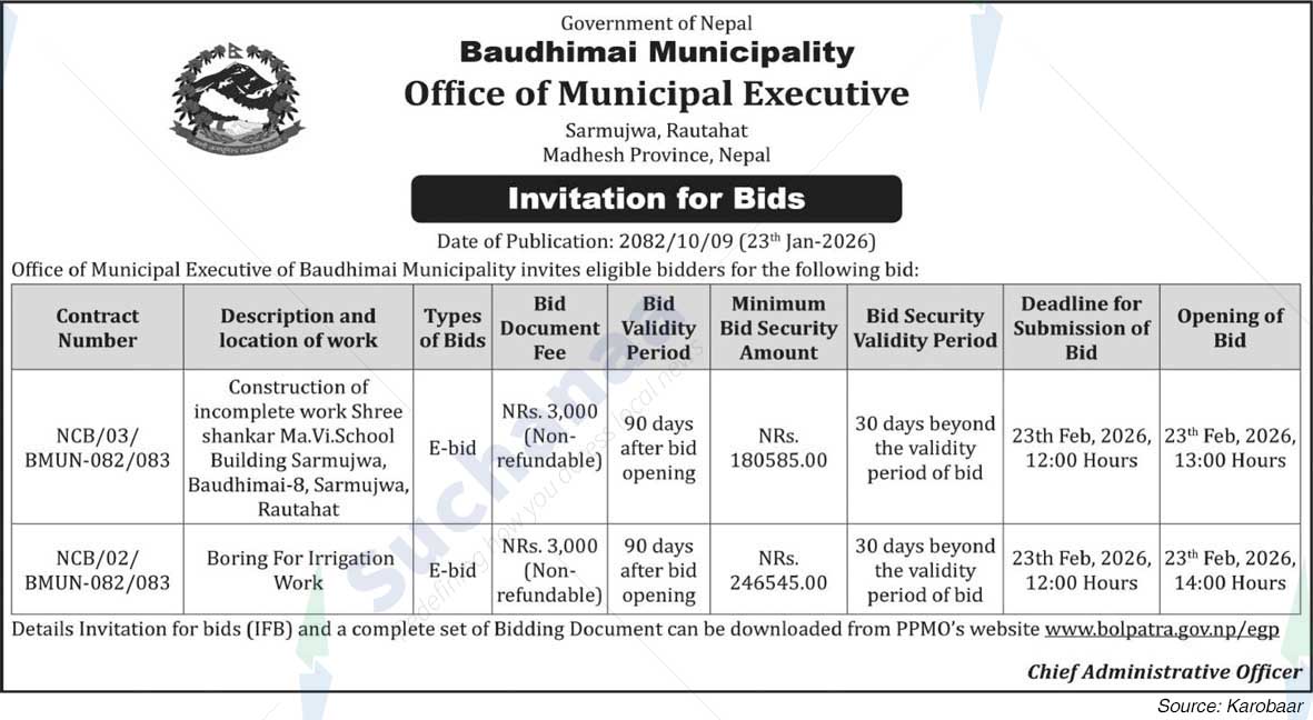 Baudhimai Municipality