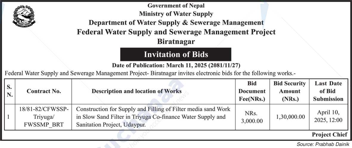 Federal Water Supply and Sewerage Management Project