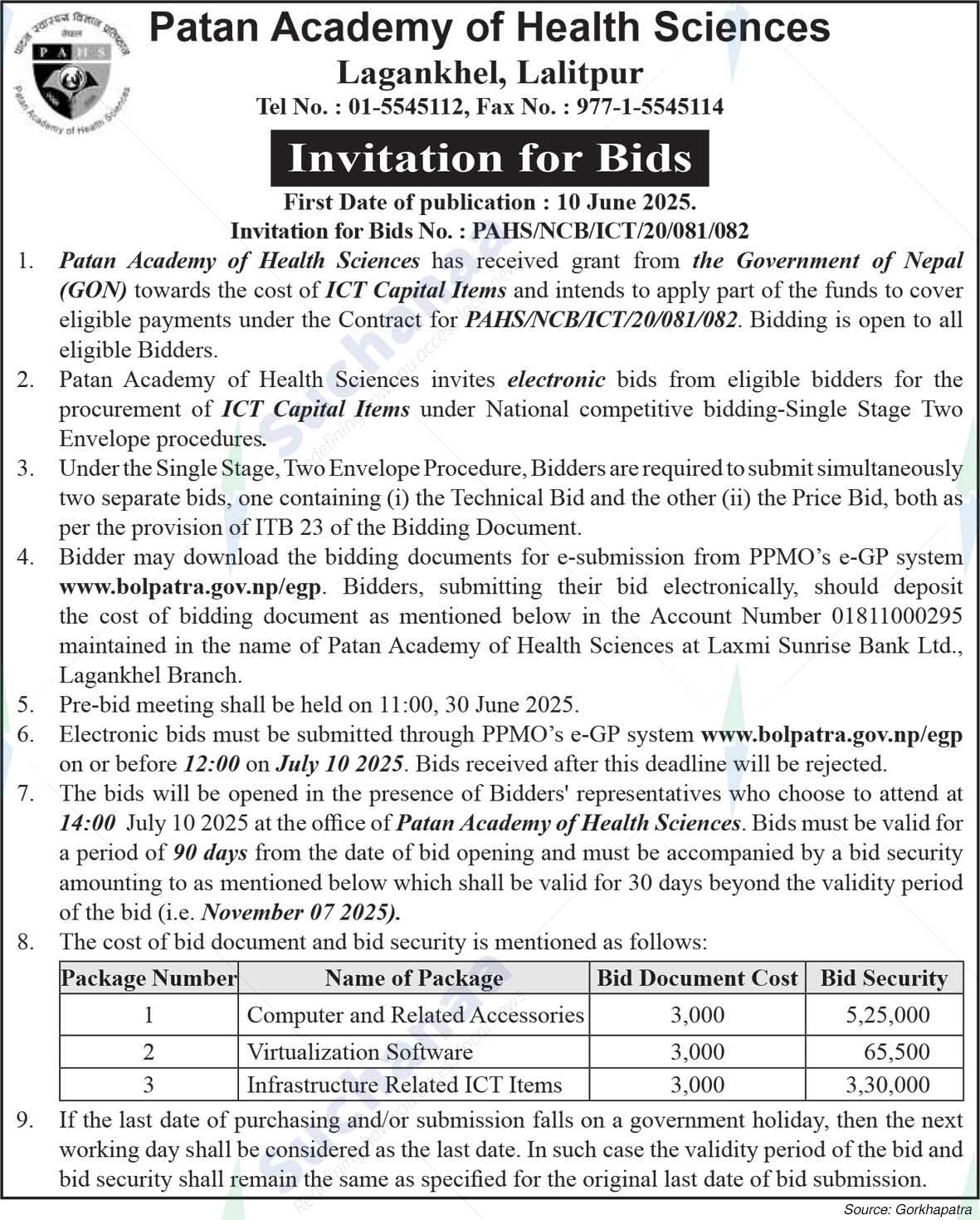 Patan Academy of Health Sciences