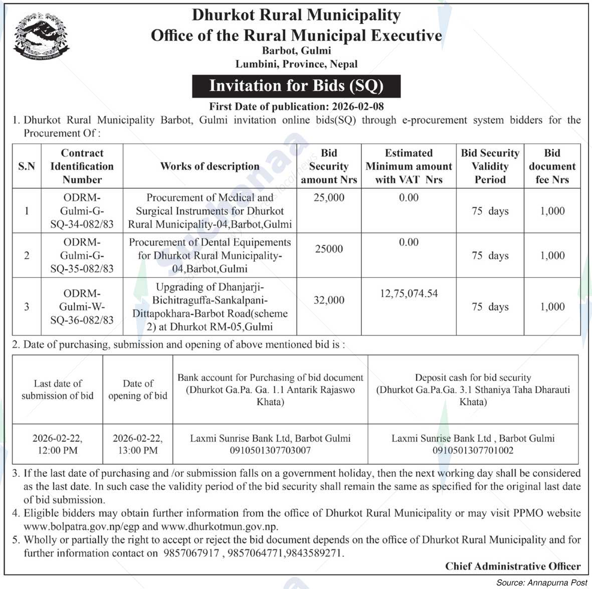 Dhurkot Rural Municipality