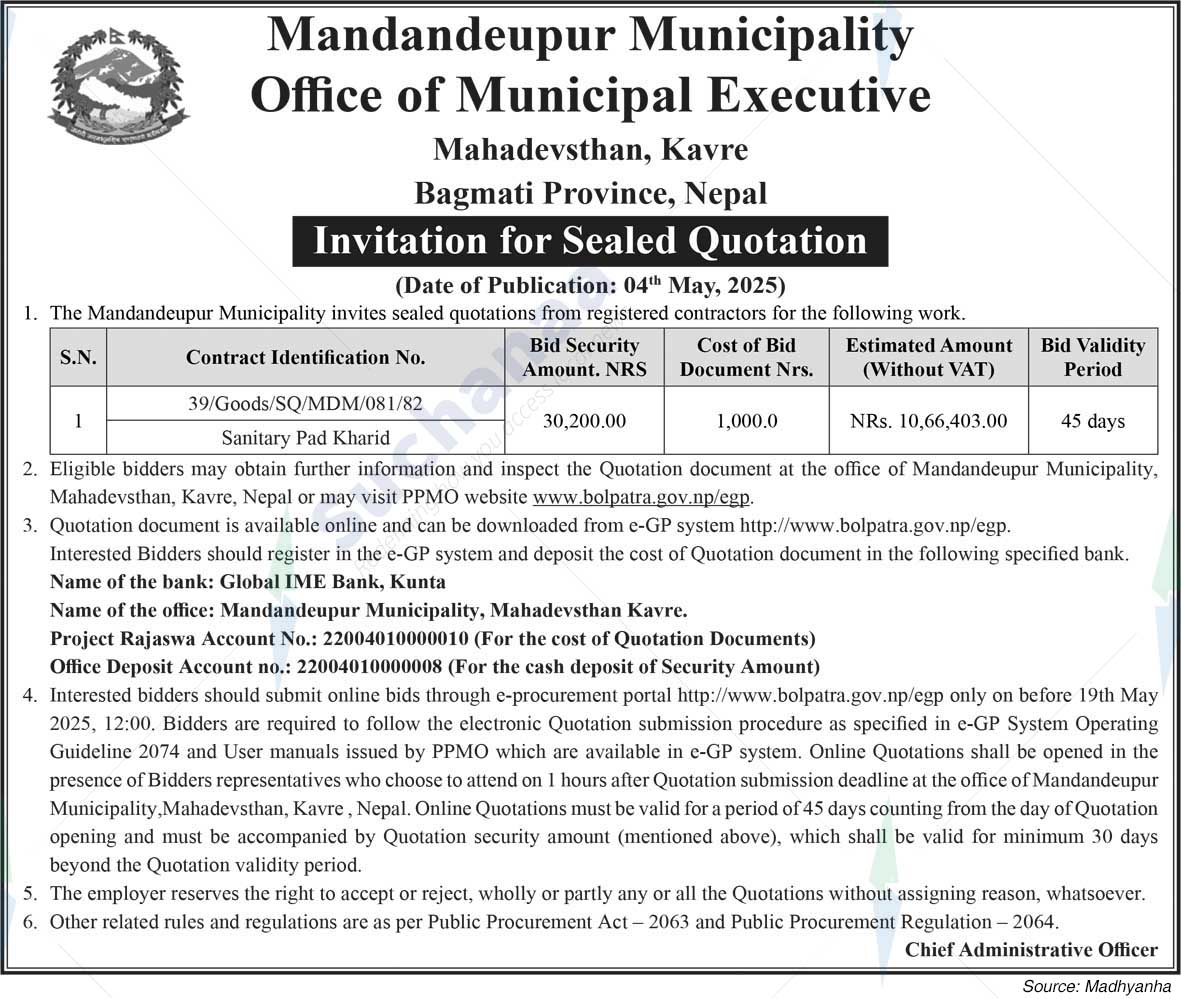 Mandandeupur Municipality