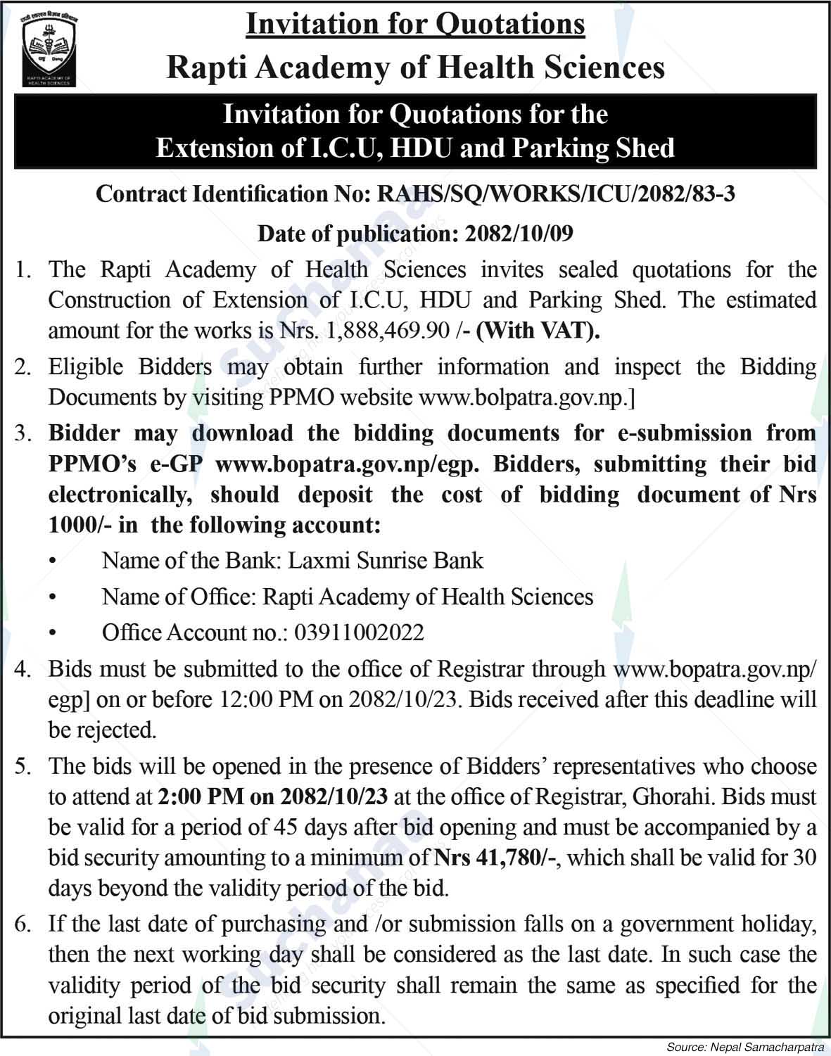 Rapti Academy of Health Sciences