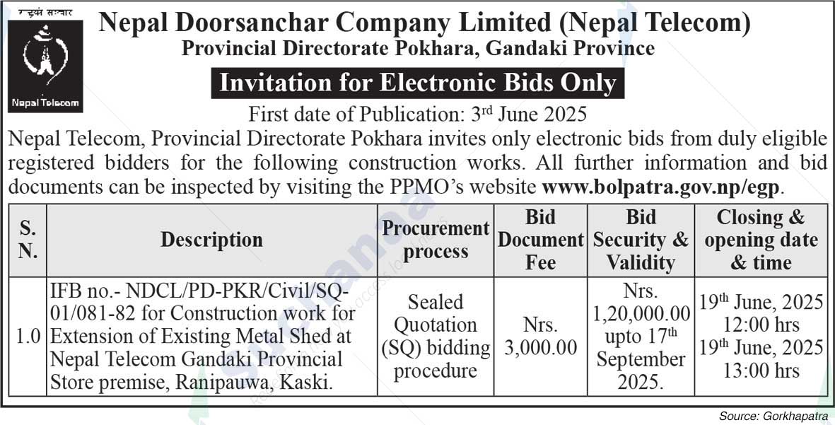Nepal Doorsanchar Company Limited (NTC)