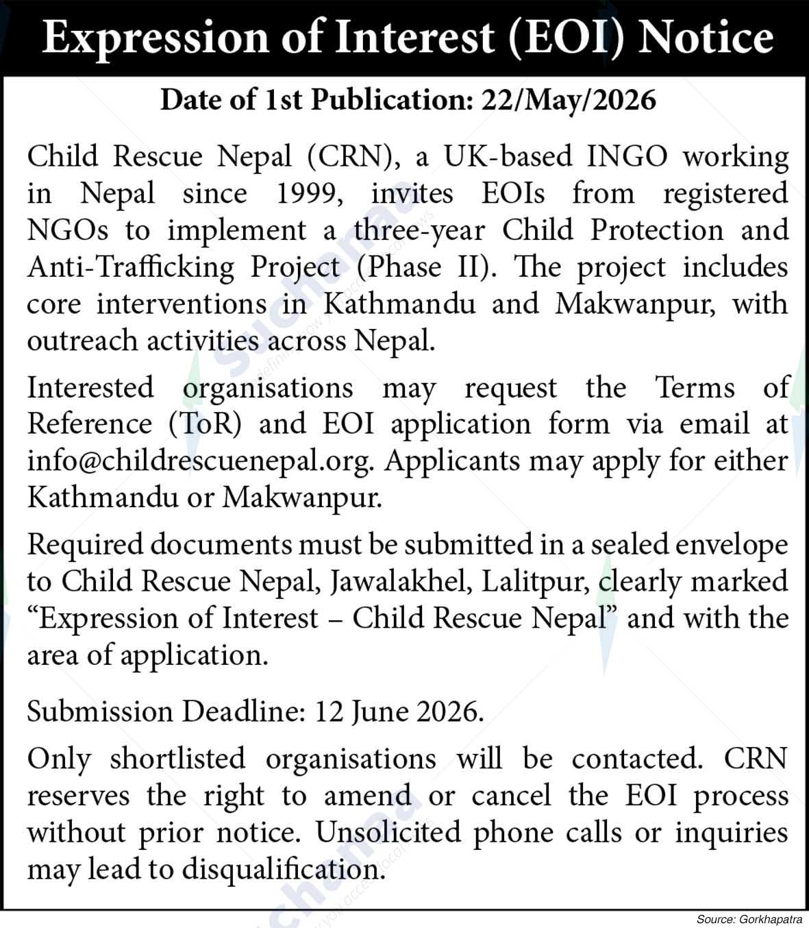 Child Rescue Nepal (CRN)