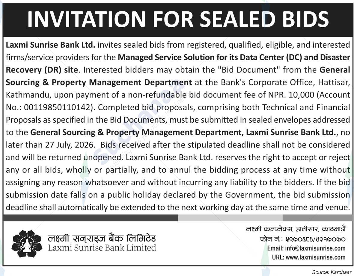 Laxmi Sunrise Bank Limited