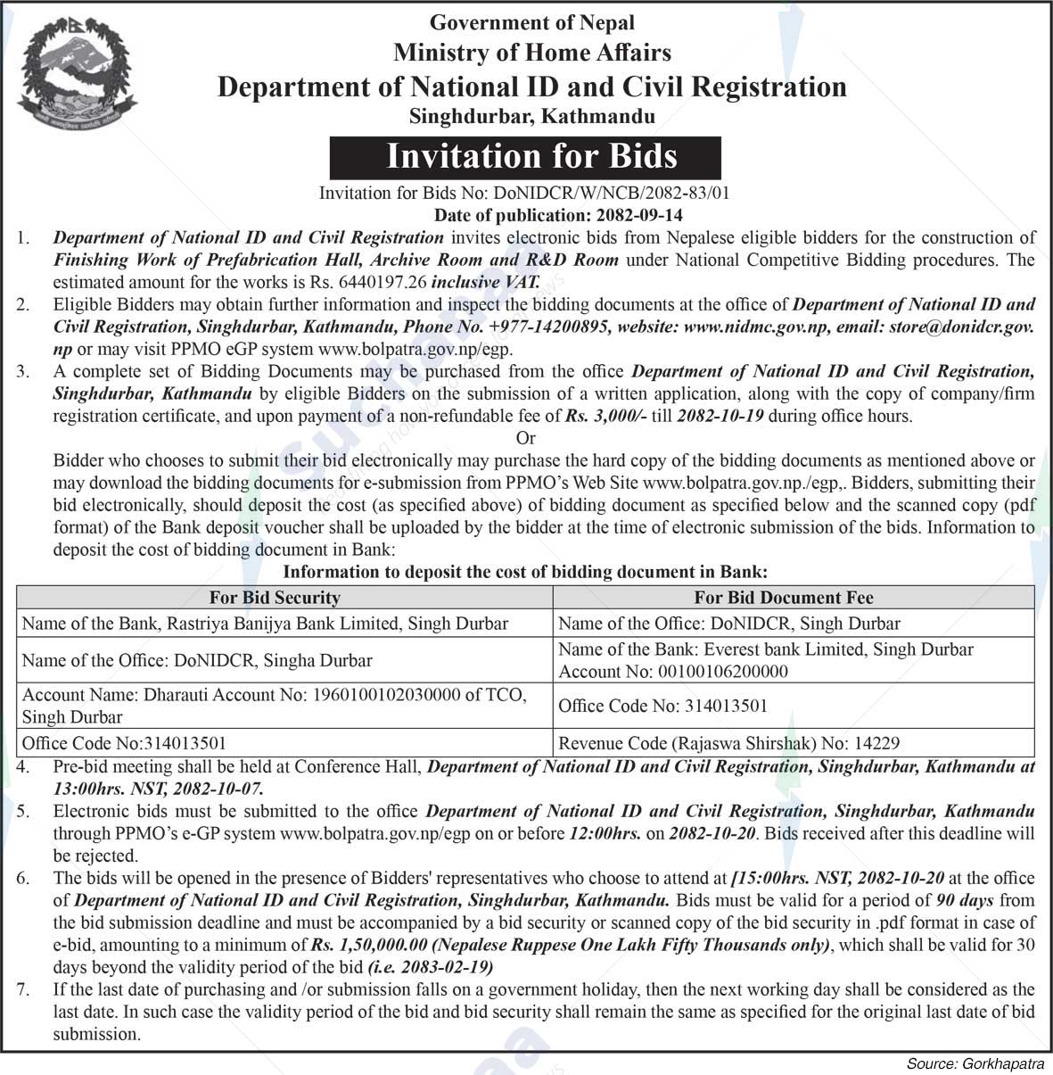 Department of National Id and Civil Registration