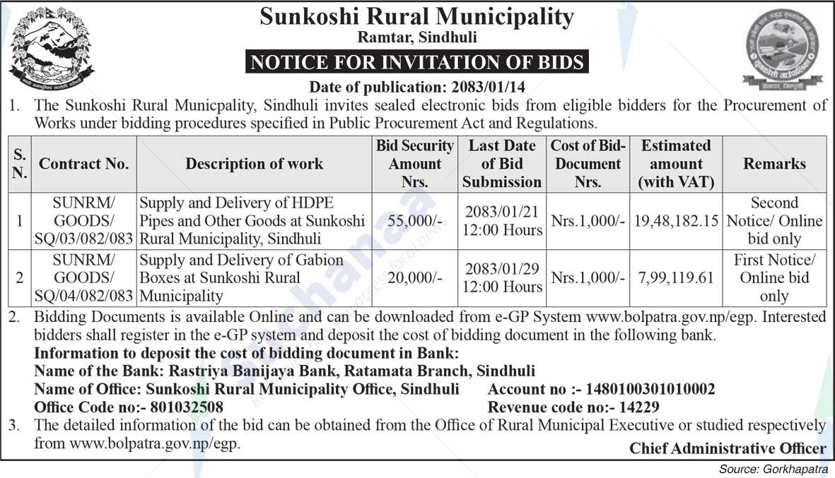 Sunkoshi Rural Municipality