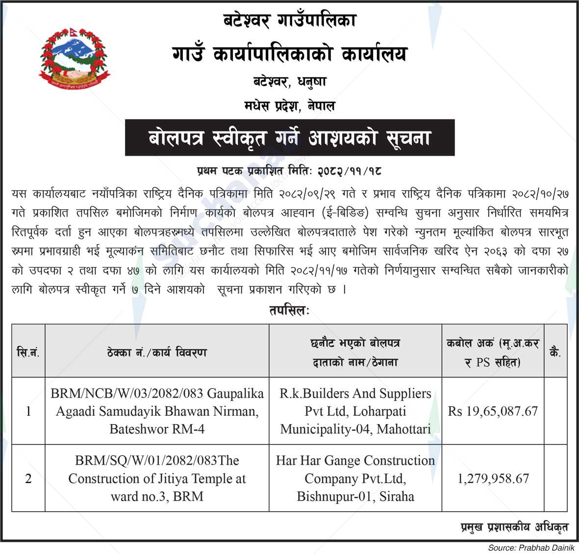 Bateshwor Rural Municipality