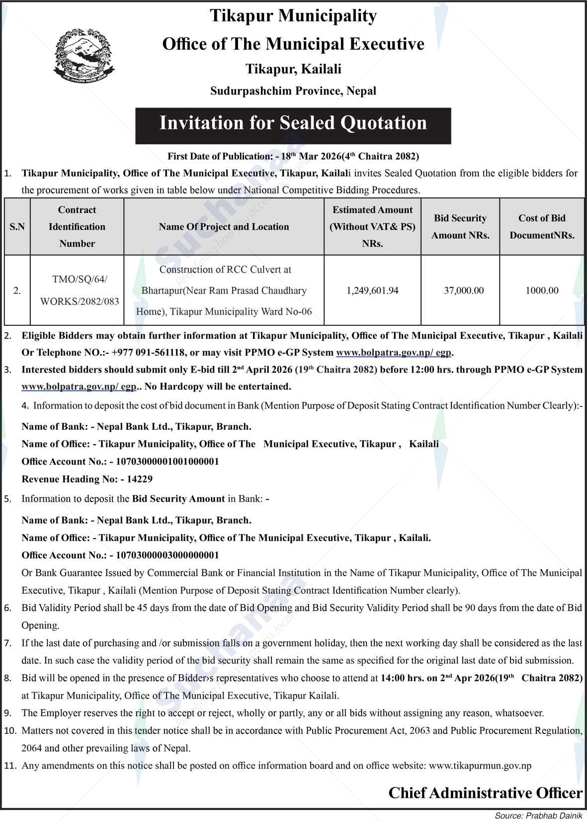 Tikapur Municipality