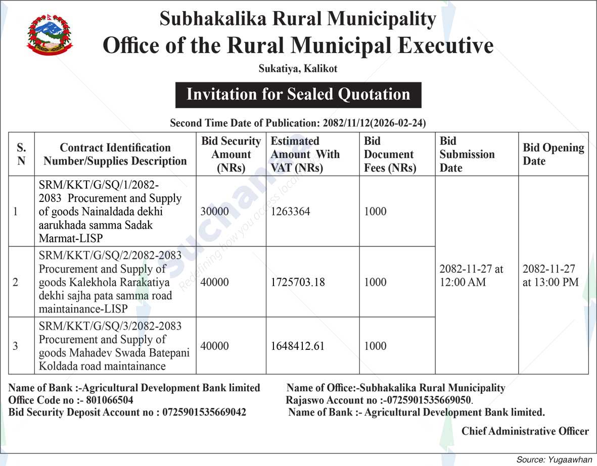Shubha Kalika Rural Municipality
