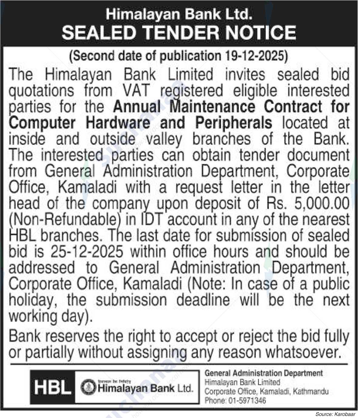 Himalayan Bank Limited