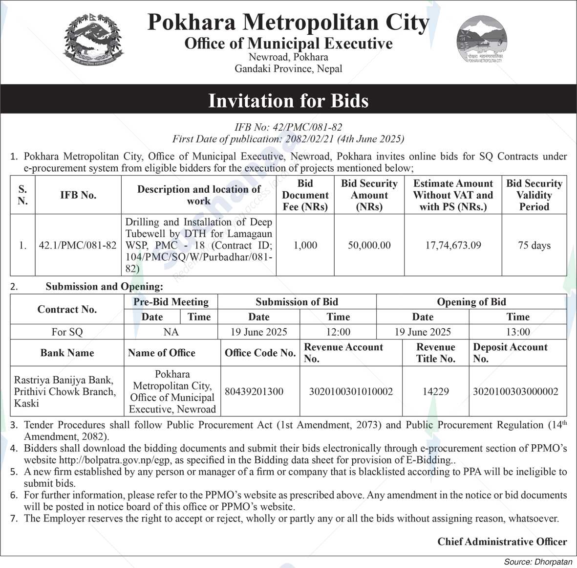 Pokhara Metropolitan CIty