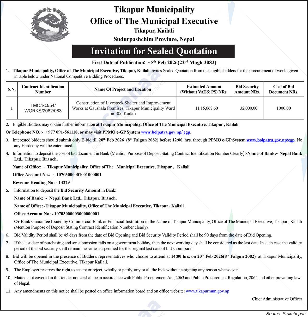 Tikapur Municipality