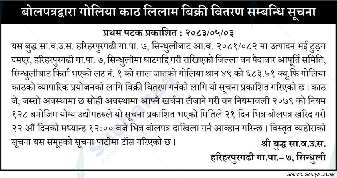 Shree Buddha Saa.Wa.Wo.Sa.