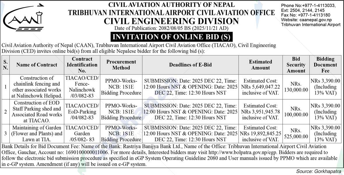Tribhuvan International Airport