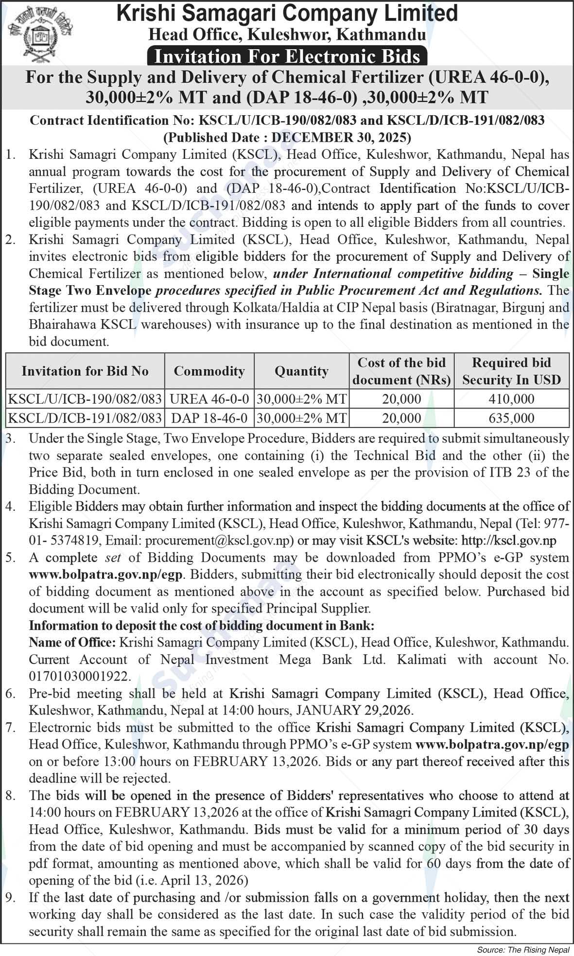Krishi Samagri Company Limited